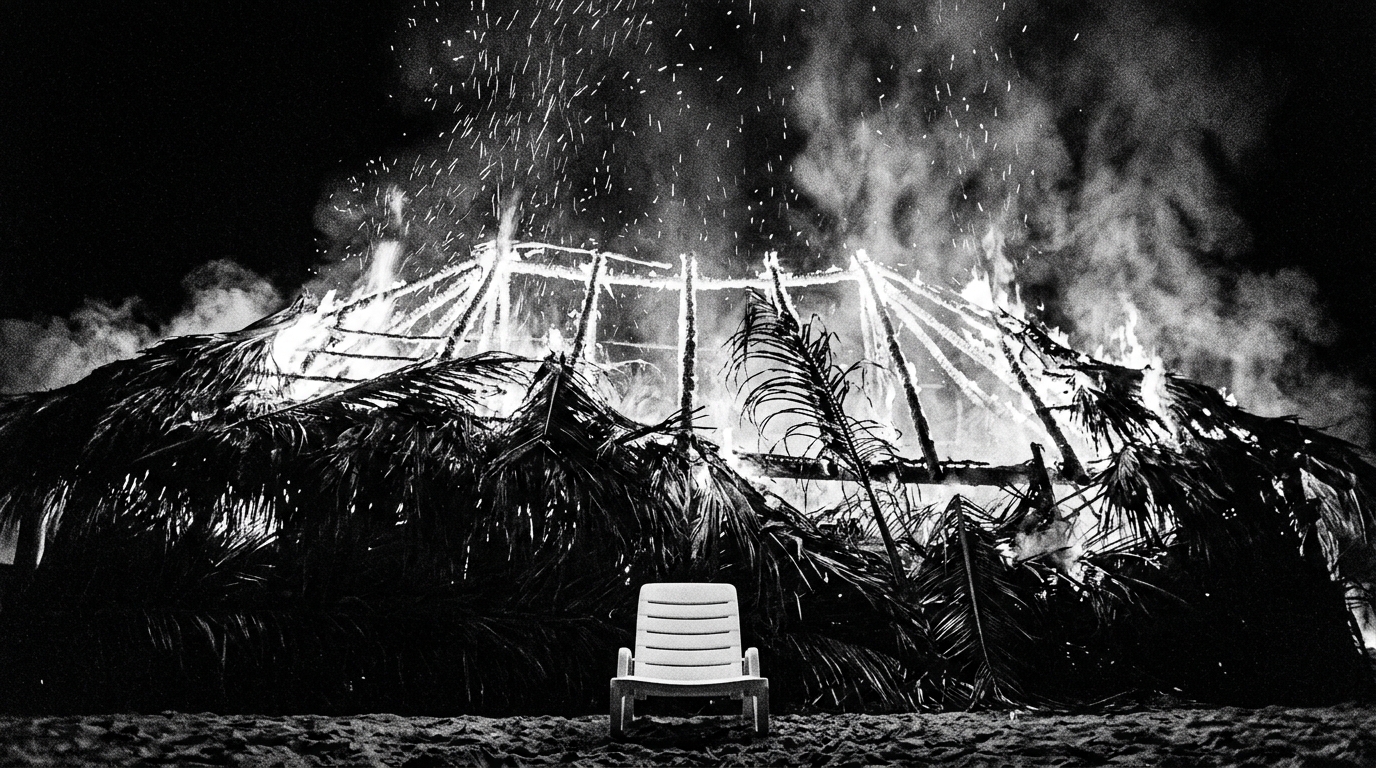 A Guest Died in a Resort Fire. The Thatched Roof Was the Accelerant Everyone Already Knew About.